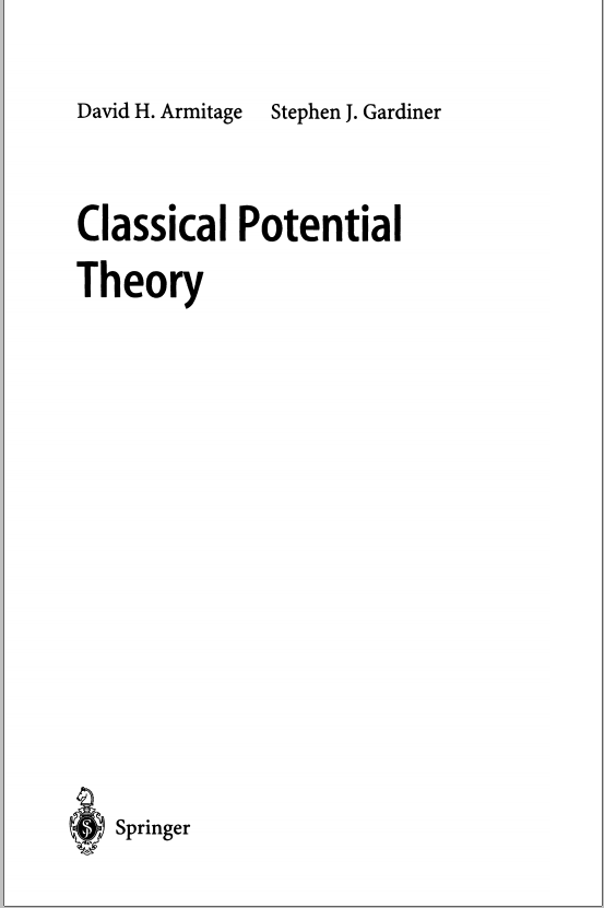 Classical Potential theory