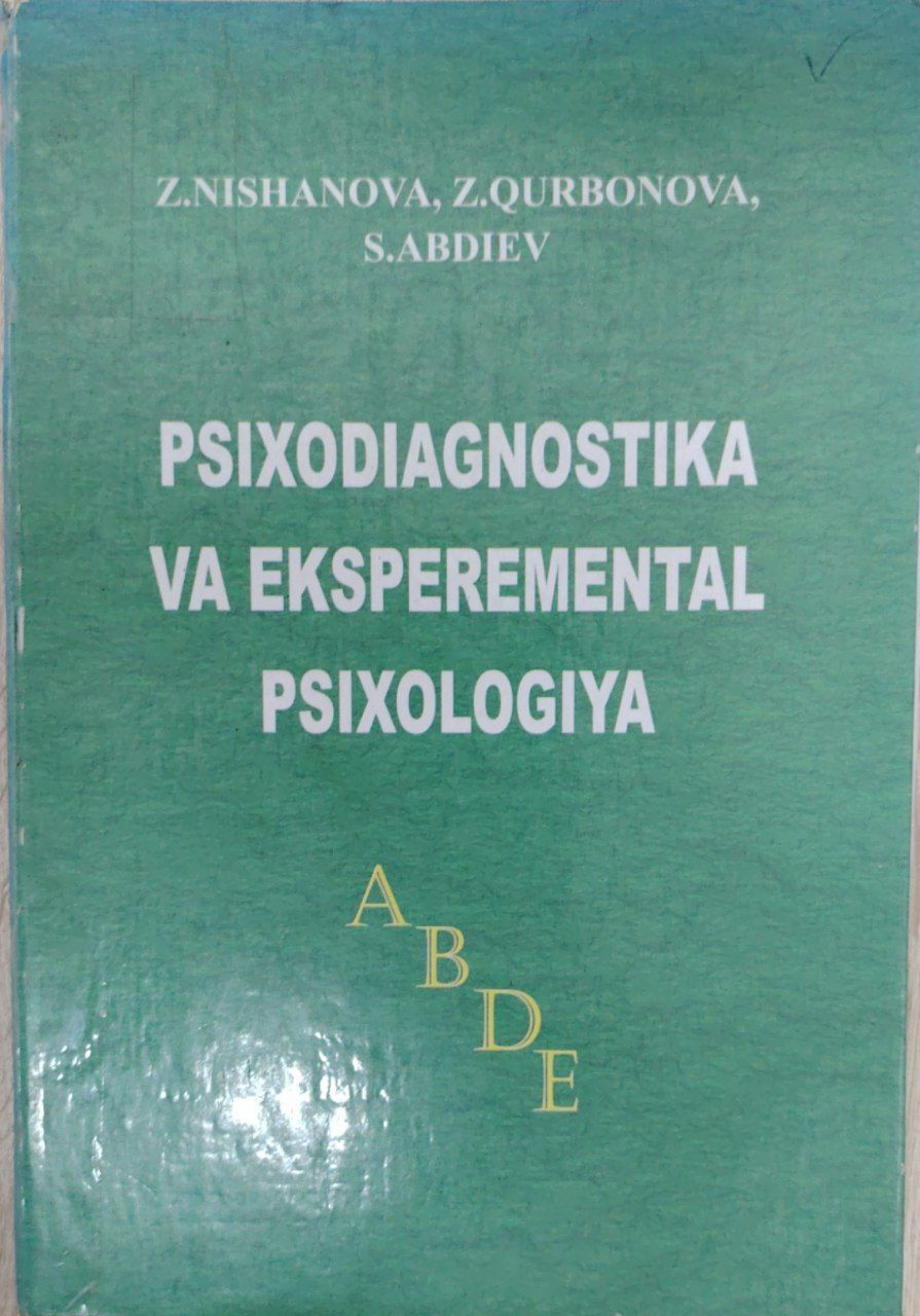Psixodiagnostika va eksperemental psixologiya