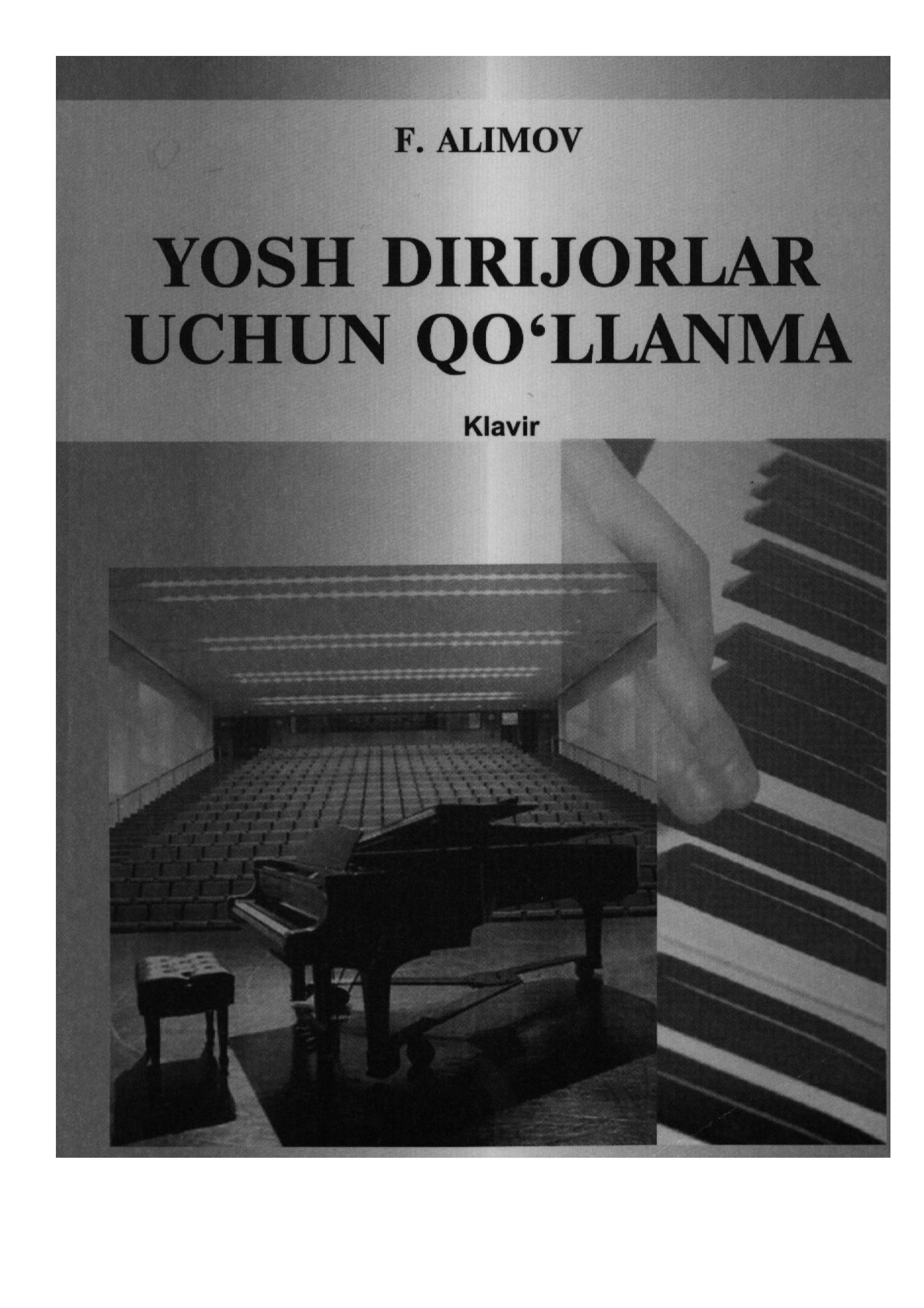 Yosh drijorlar uchun qo'llanma.