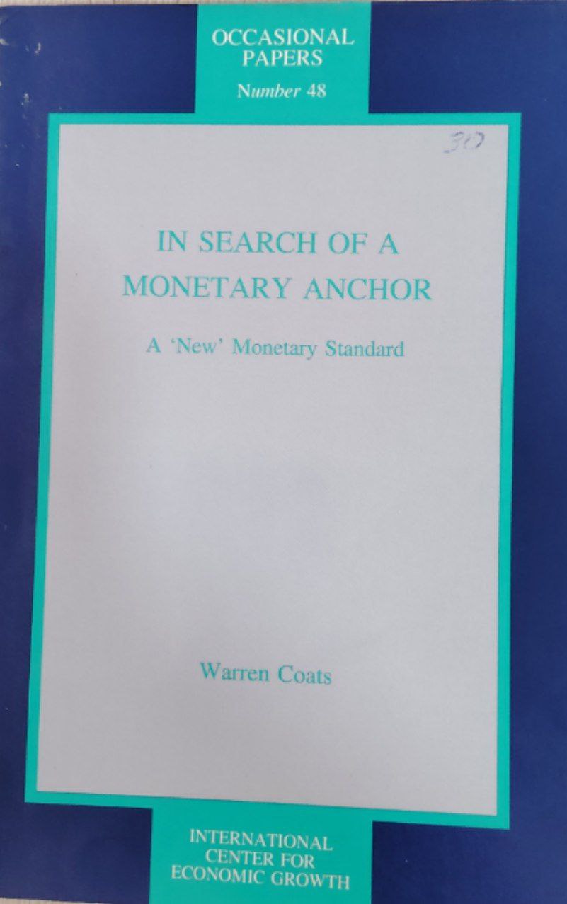 In search of a monetary anchor.
