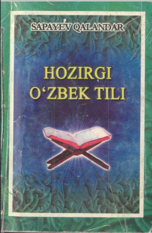 Hozirgi o`zbek tili