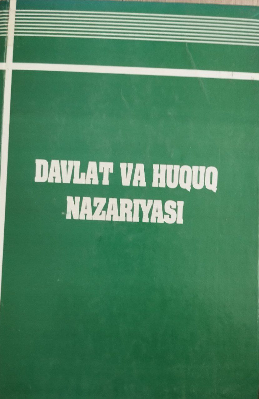 Davlat va huquq nazariyasi