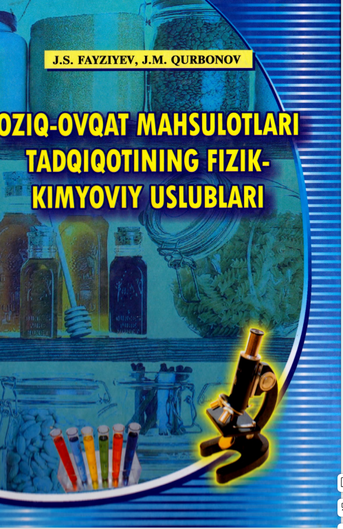 Oziq-ovqat mahsulotlari tadqiqotining fizik-kimyoviy uslublari