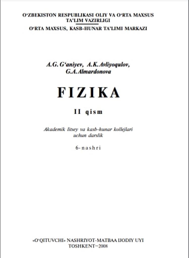 Fizika 2-qism