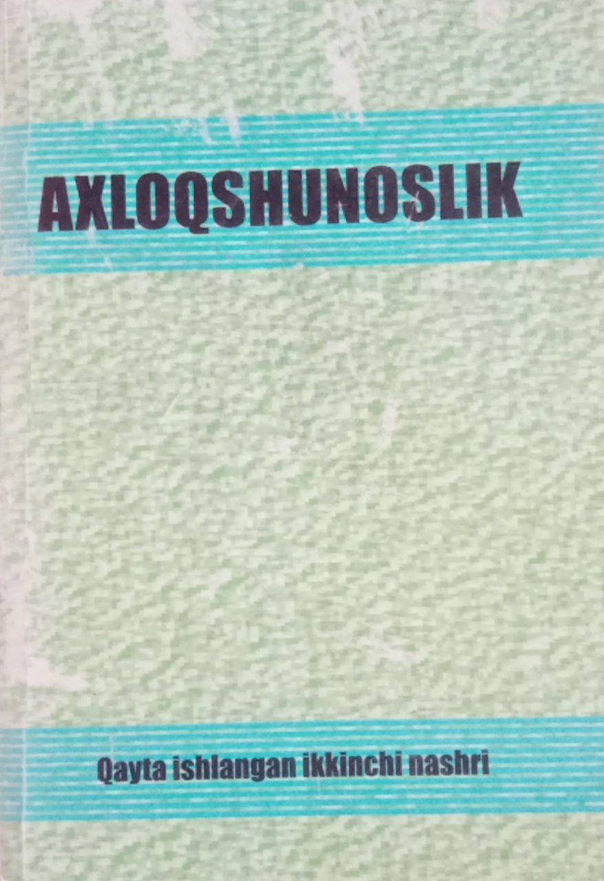 Axloqshunoslik