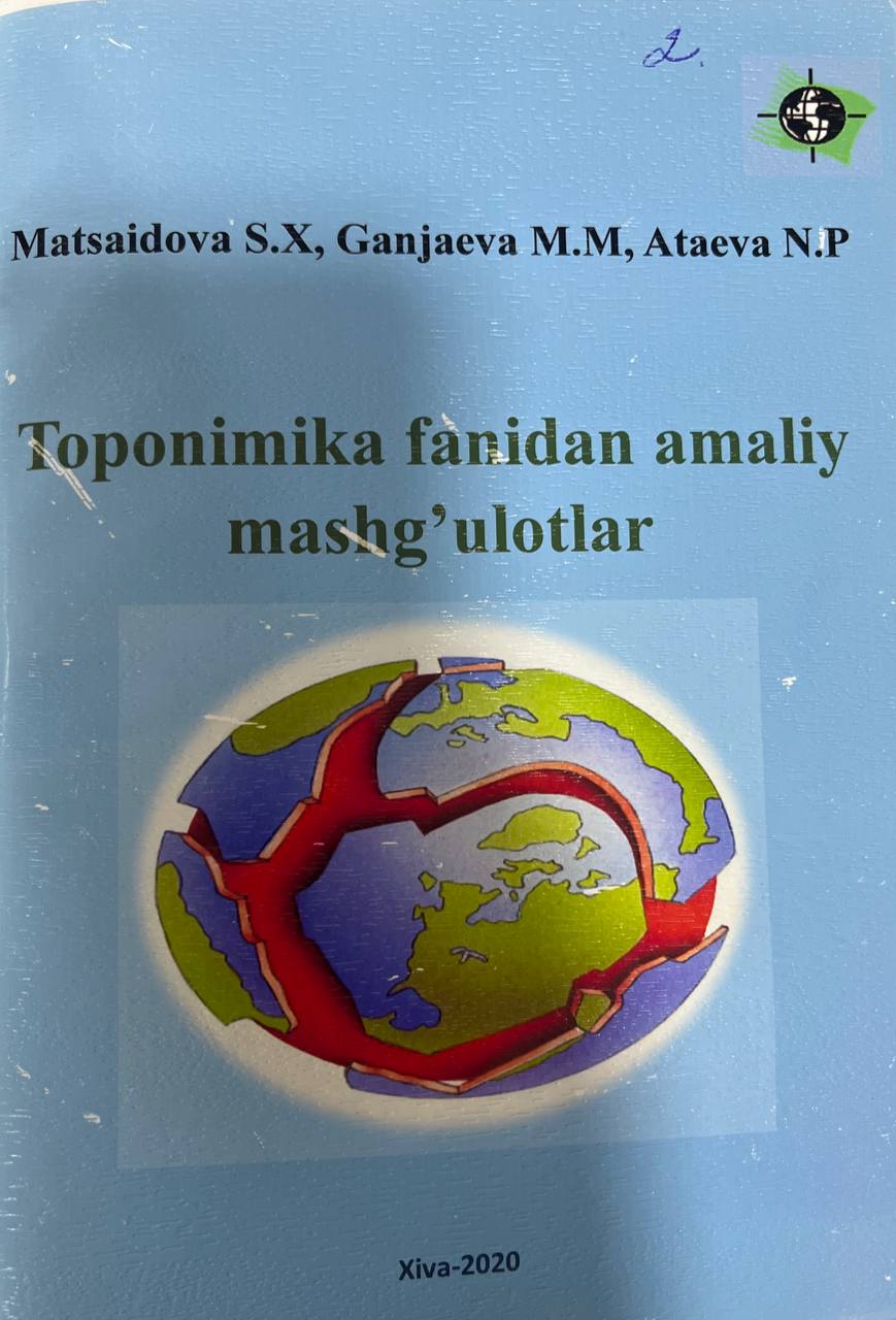 Toponimika fanidan amaliy mashg'ulotlar
