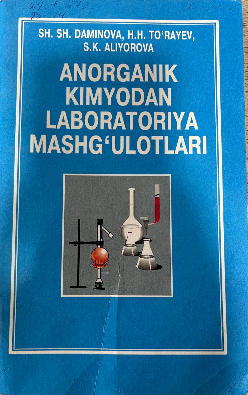 Anorganik kimyodan laboratoriya mashg'ulotlari
