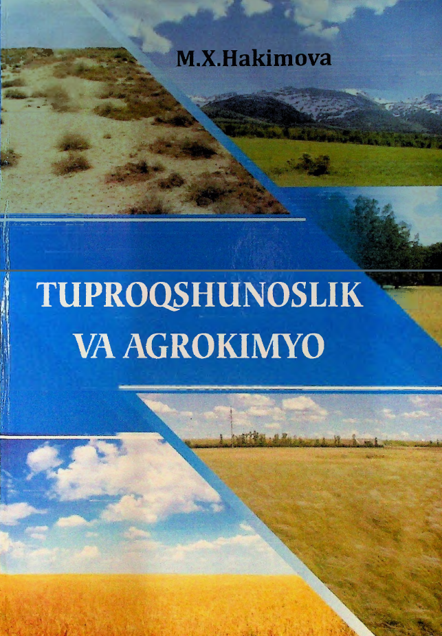 Tuproqshunoslik va agrokimyo fanidan laboratoriya mashg'ulotlari uchun
