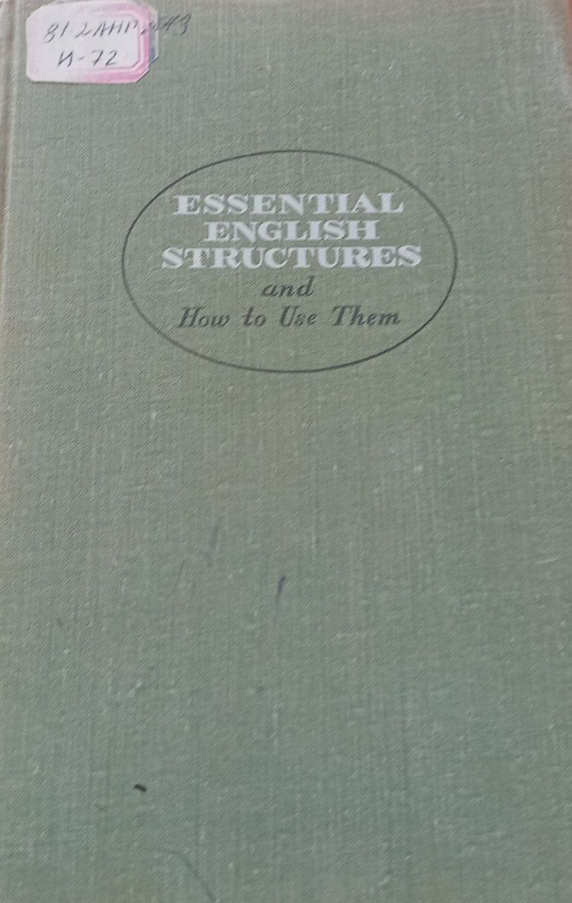 ESSENTIAL ENGLISH STRUCTURES