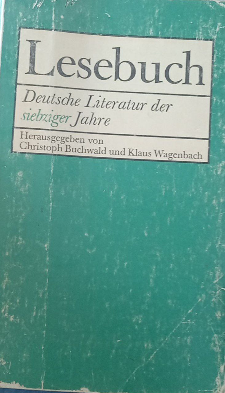Lesebuch Deutshe Literatur