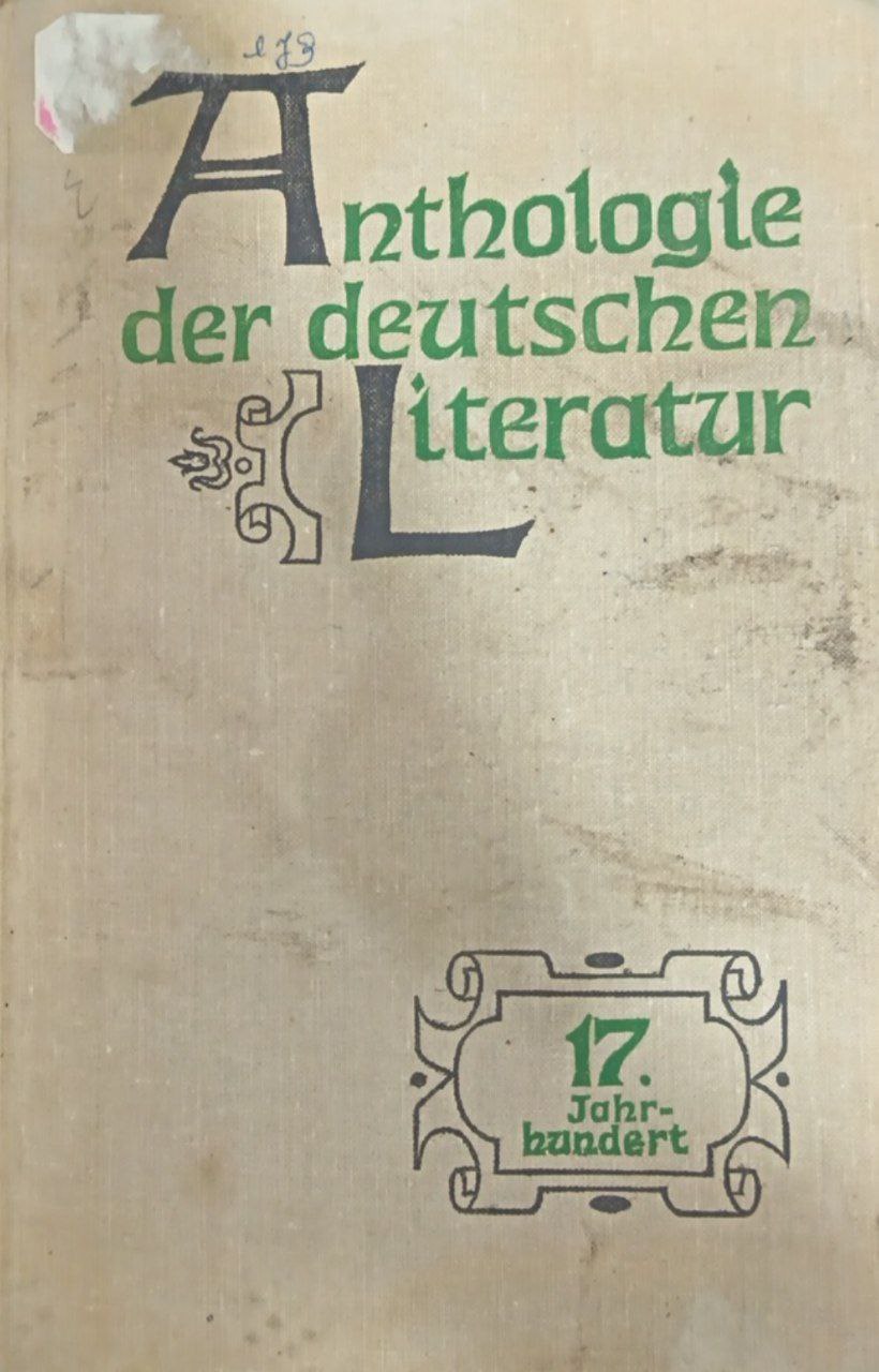 Anthologie der deutschen Literatur