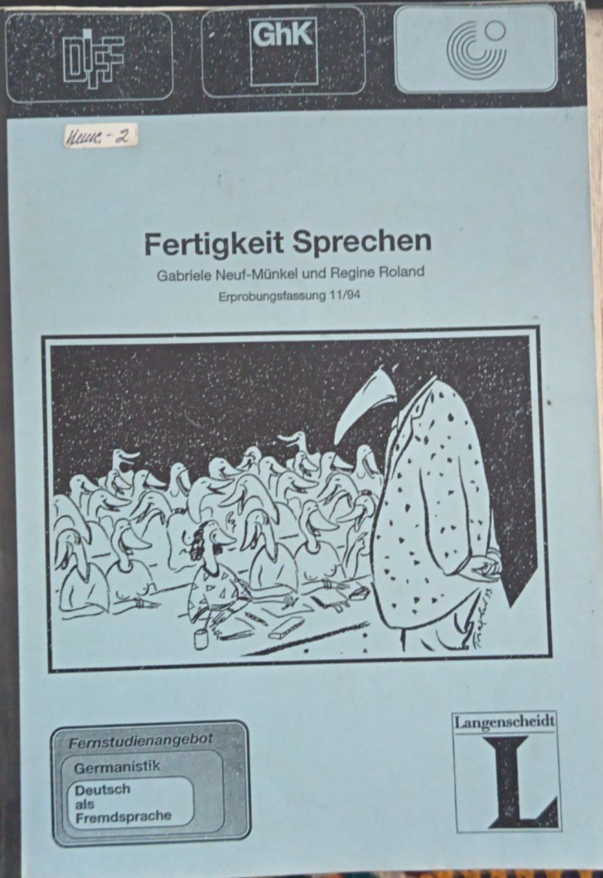 Fertigkeit Sprechen
