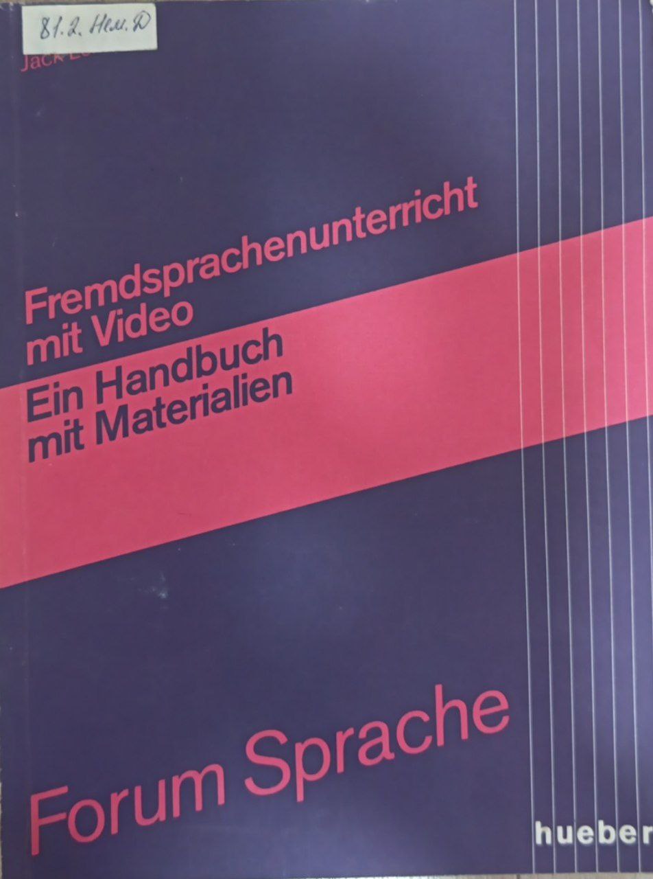 Fremdsprachenunterricht mit Video – Ein Handbuch mit Materialien