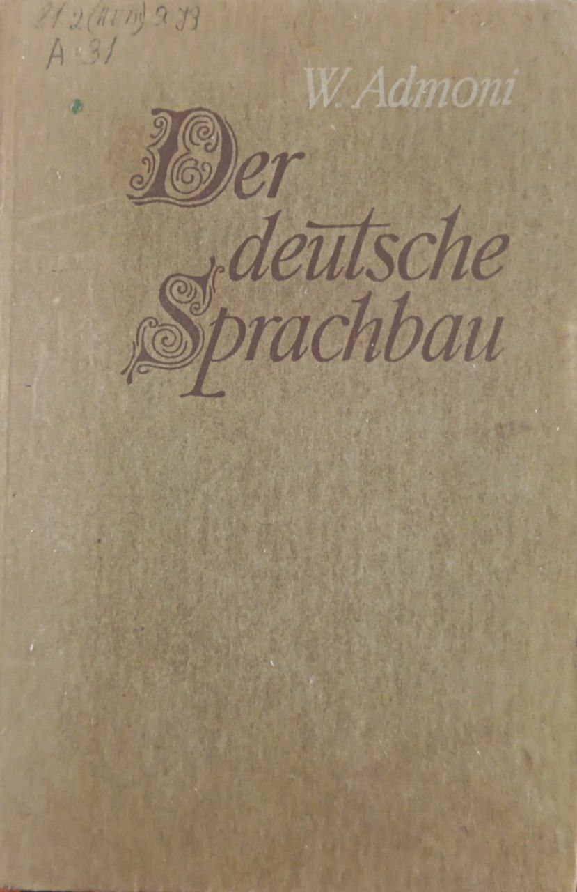 Der deutsche Sprachbau