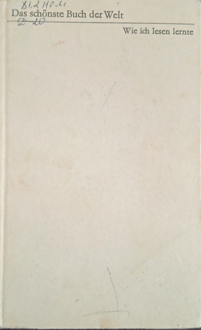 Das schönste Buch der Welt