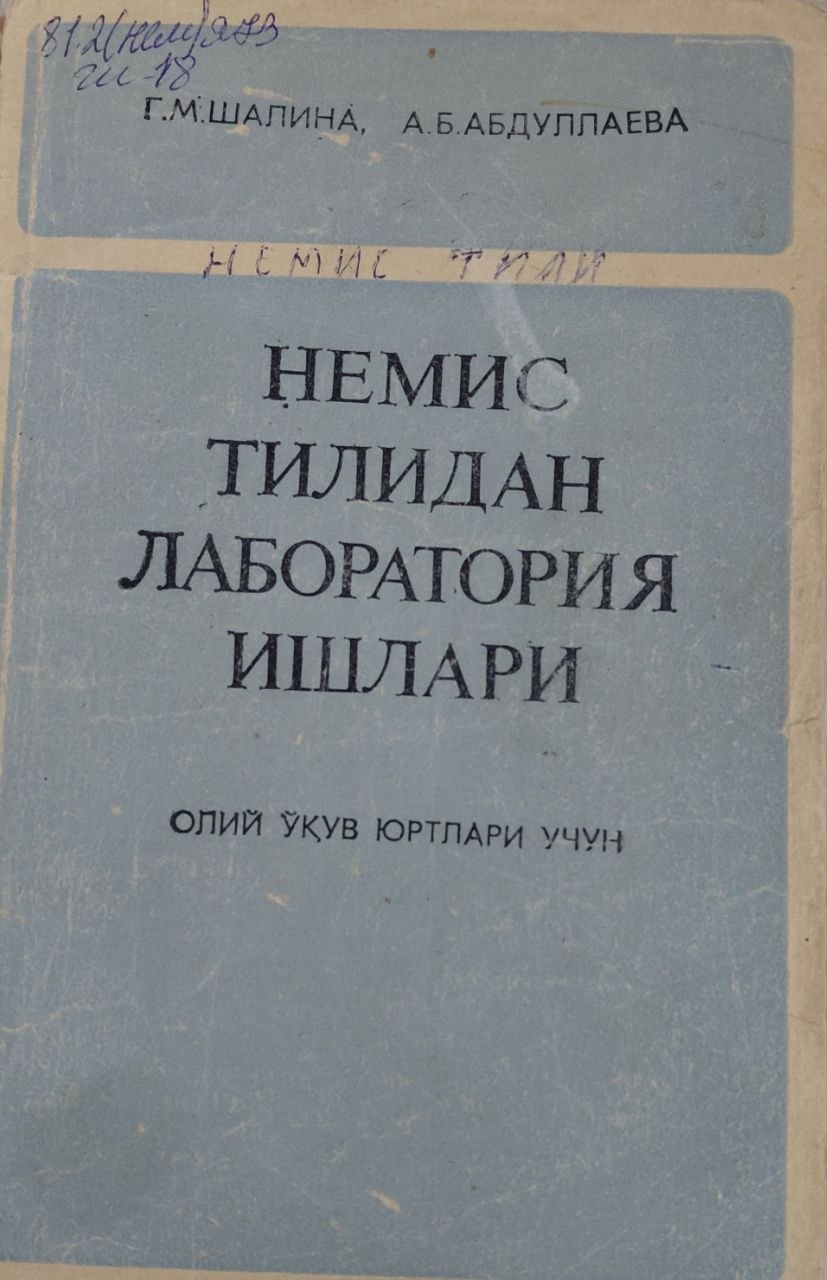 Arbeit der Labaratorie aus dem Deutsch