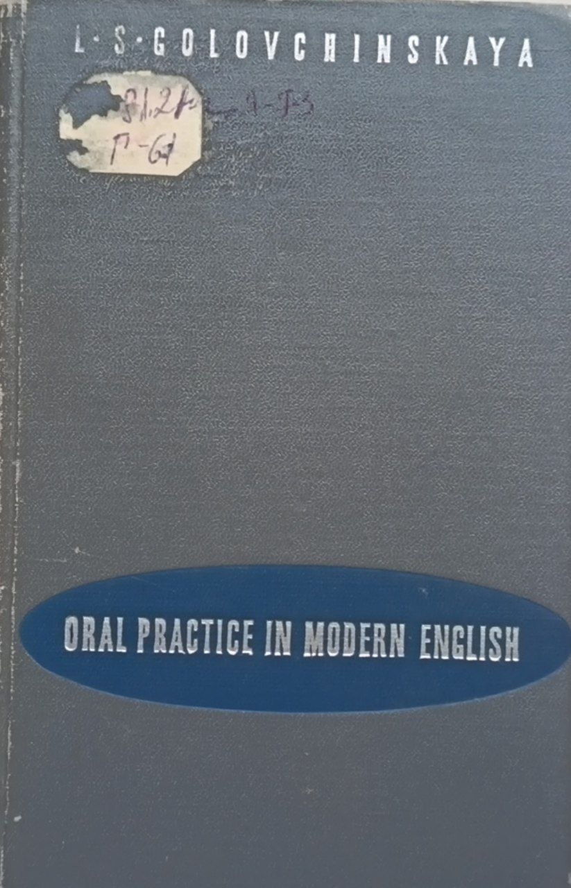 Oral Practice in Modern English