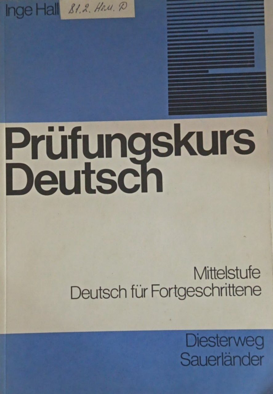 Prüfungskurs Deutsch