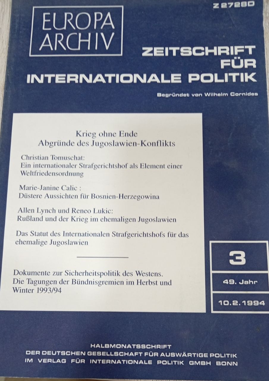 Zeitschrift für Internationale Politik  3