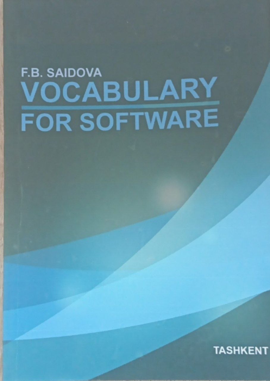 Vocabulary for Software