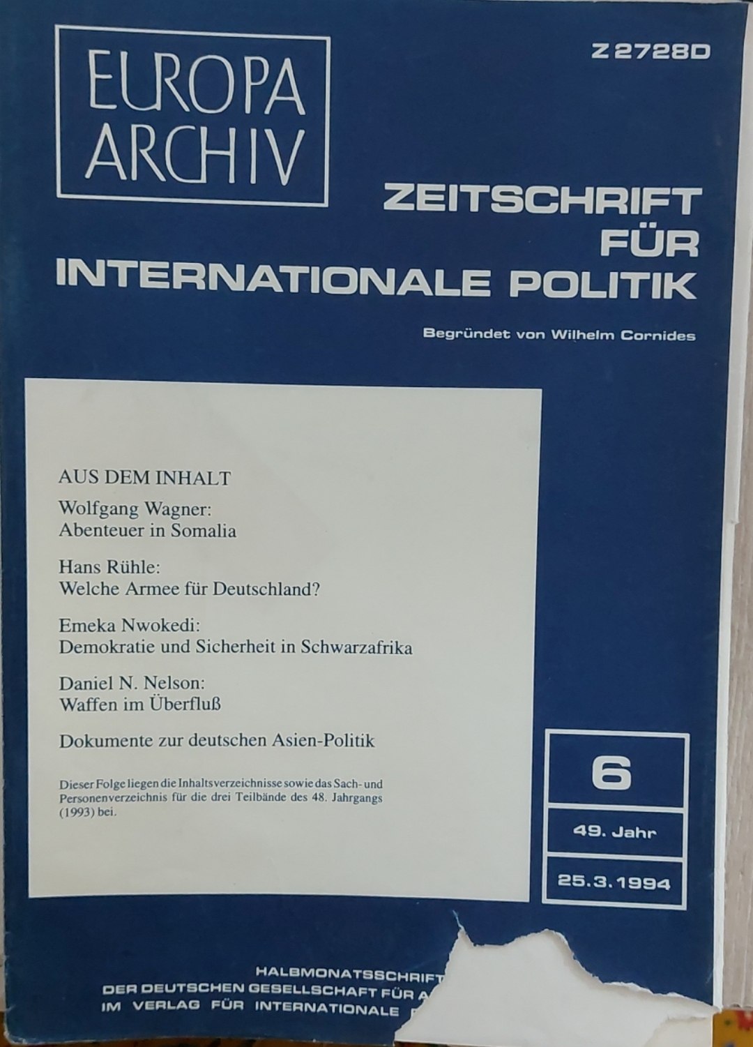 Europa-Archiv 6