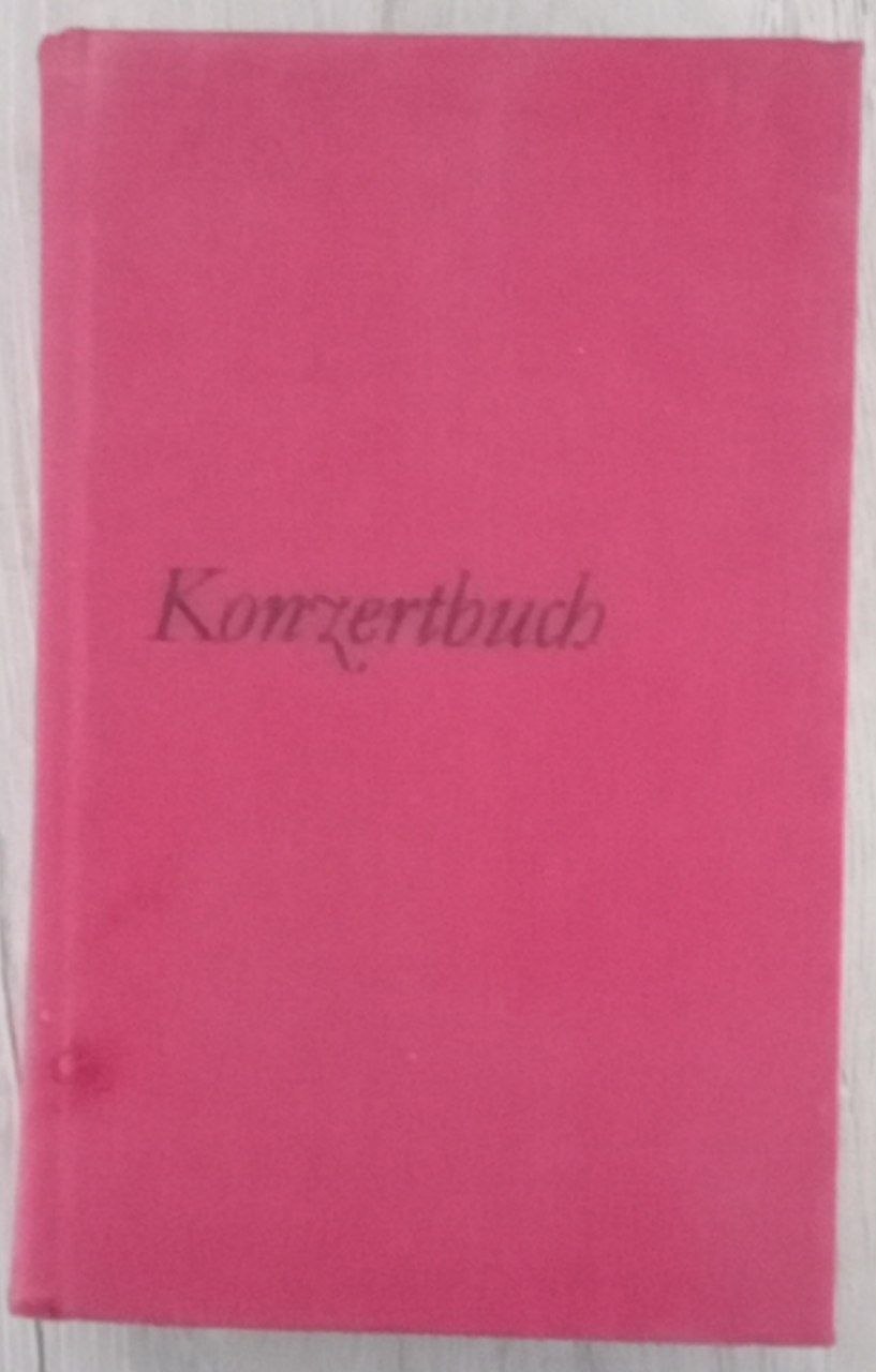 "Konzertbuch"
