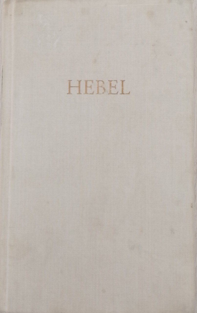 Hebels Werke in einem Band