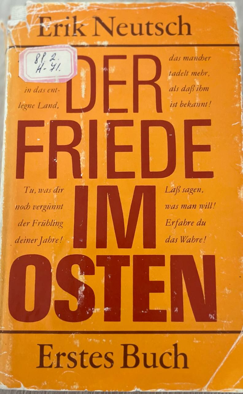Der Friede im Osten