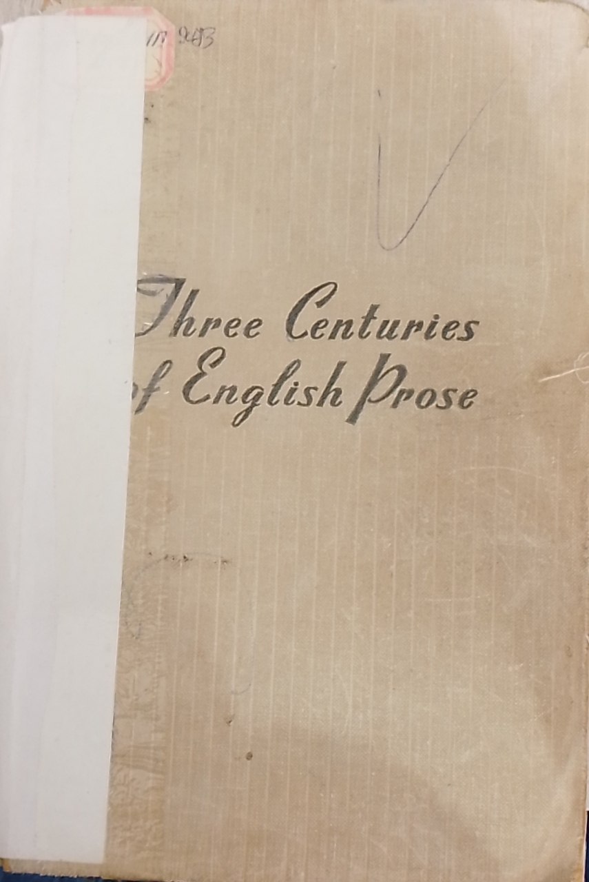 Three Centuries of English Prose