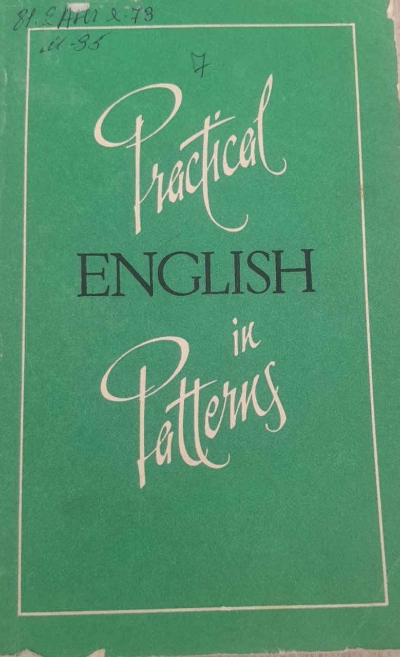 Practical English in Patterns