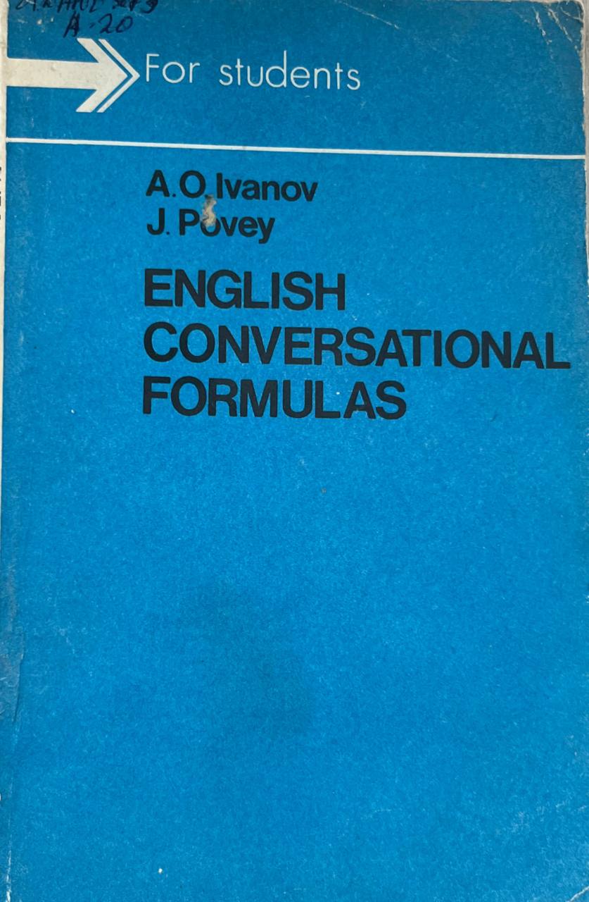 English conversational formulas