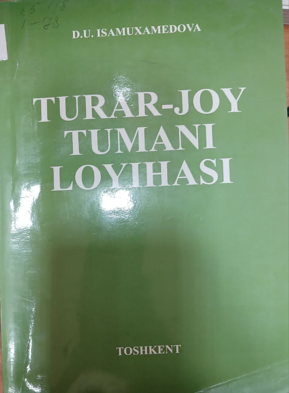 Turar- loy tumani loyihasi