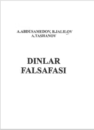 Dinlar falsafasi