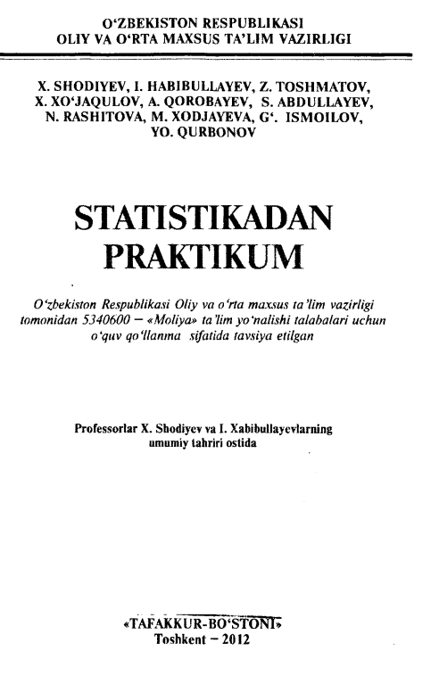 Statistikadan Praktikum