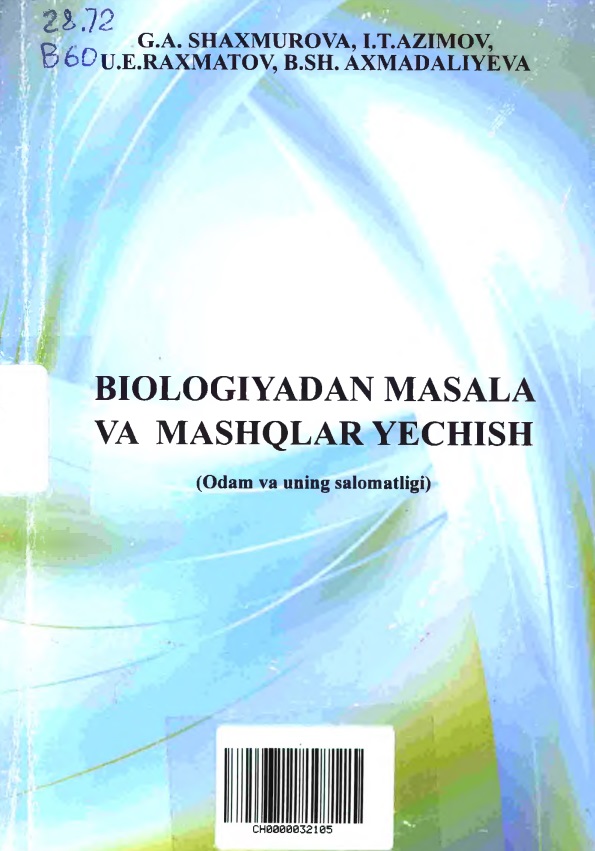 Biologiyadan masala va mashqlar yechish