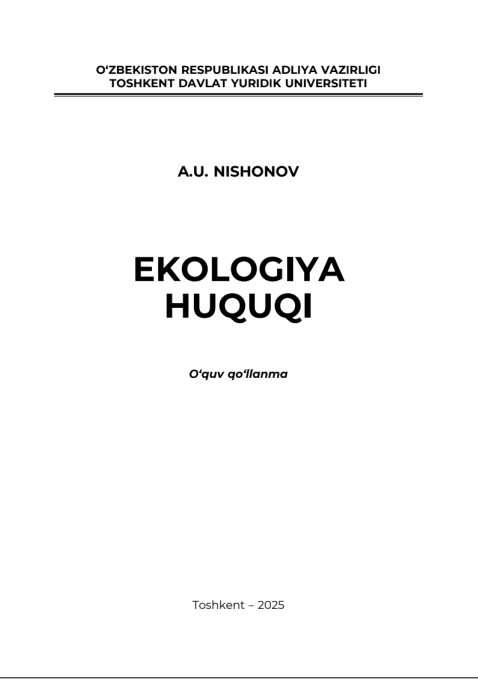 Ekologiya huquqi