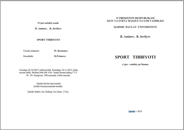 SPORT TIBBIYOTI