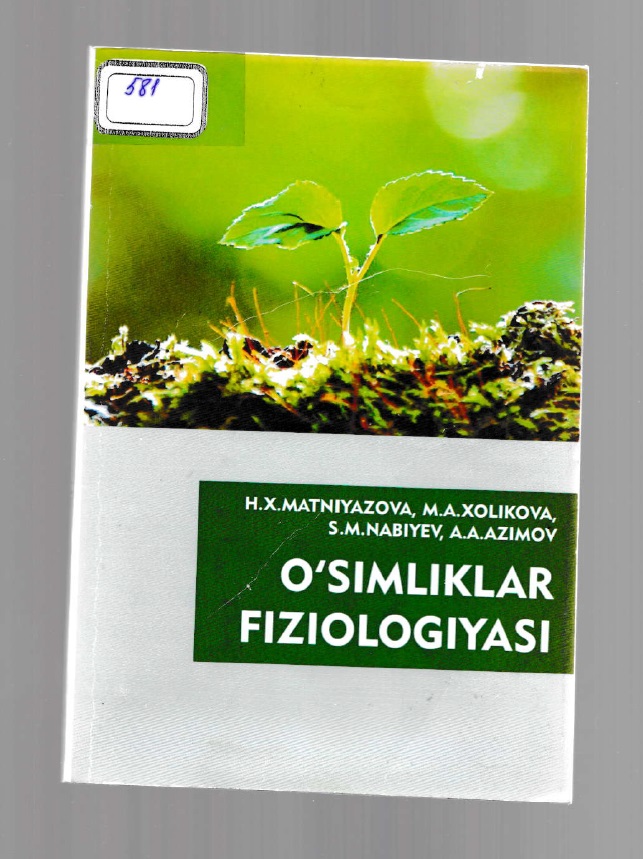 O'simliklar fiziologiyasi