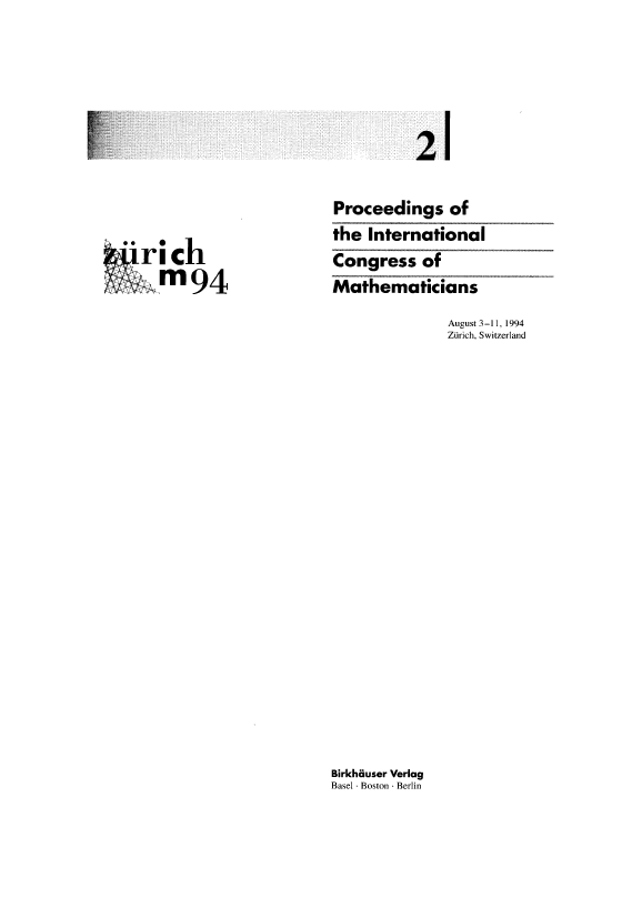 International Congress of Mathematicians 2-tom