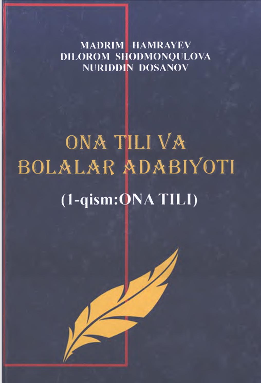 Ona tili va bolalar adabiyoti