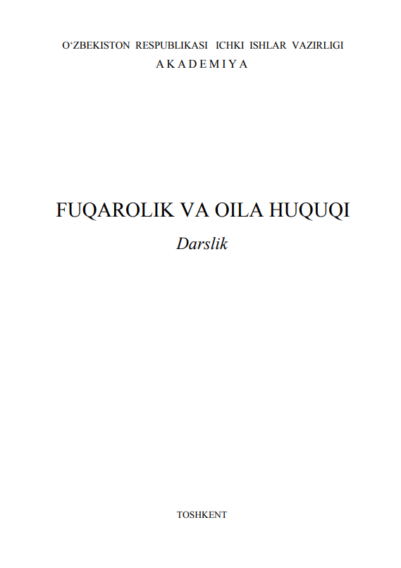 Fuqarolik va oila huquqi