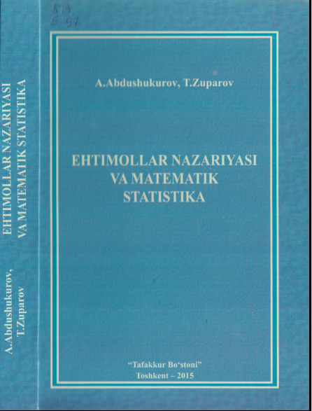 Ehtimollar nazariyasi va matematik statistika