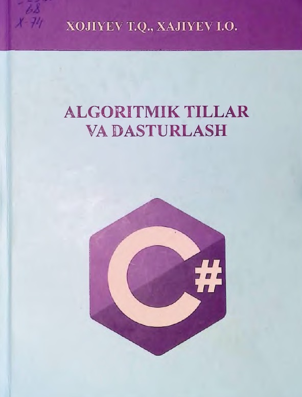 Algoritmik tillar va dasturlash
