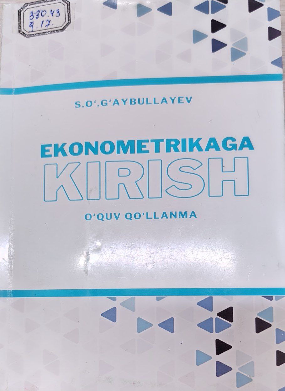 Ekonometrikaga kirish