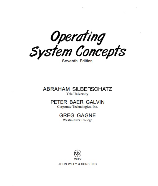 Operating system concepts