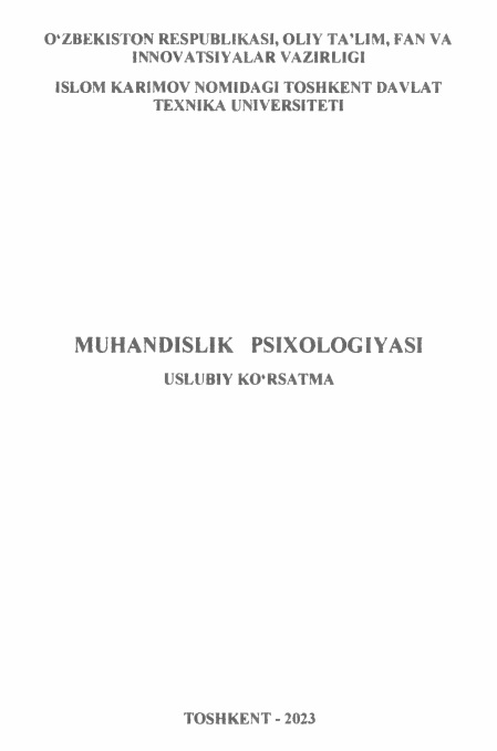 Muhandislik psixologiyasi
