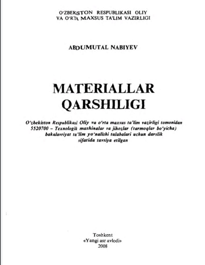 Materiallar qarshiligi