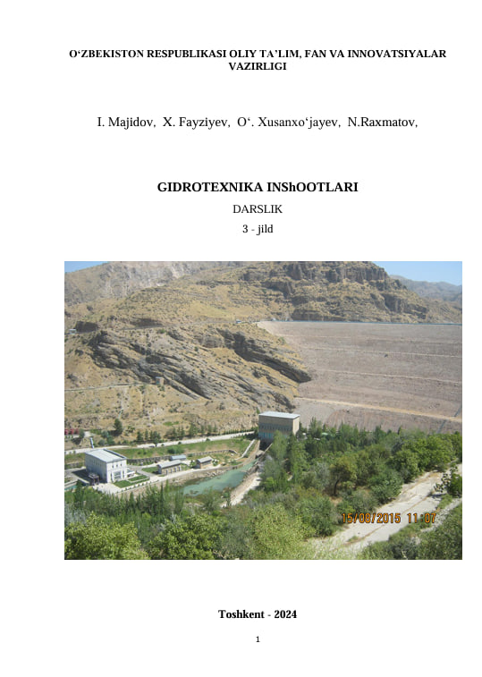 Gidrotexnika inshootlari 3 jild