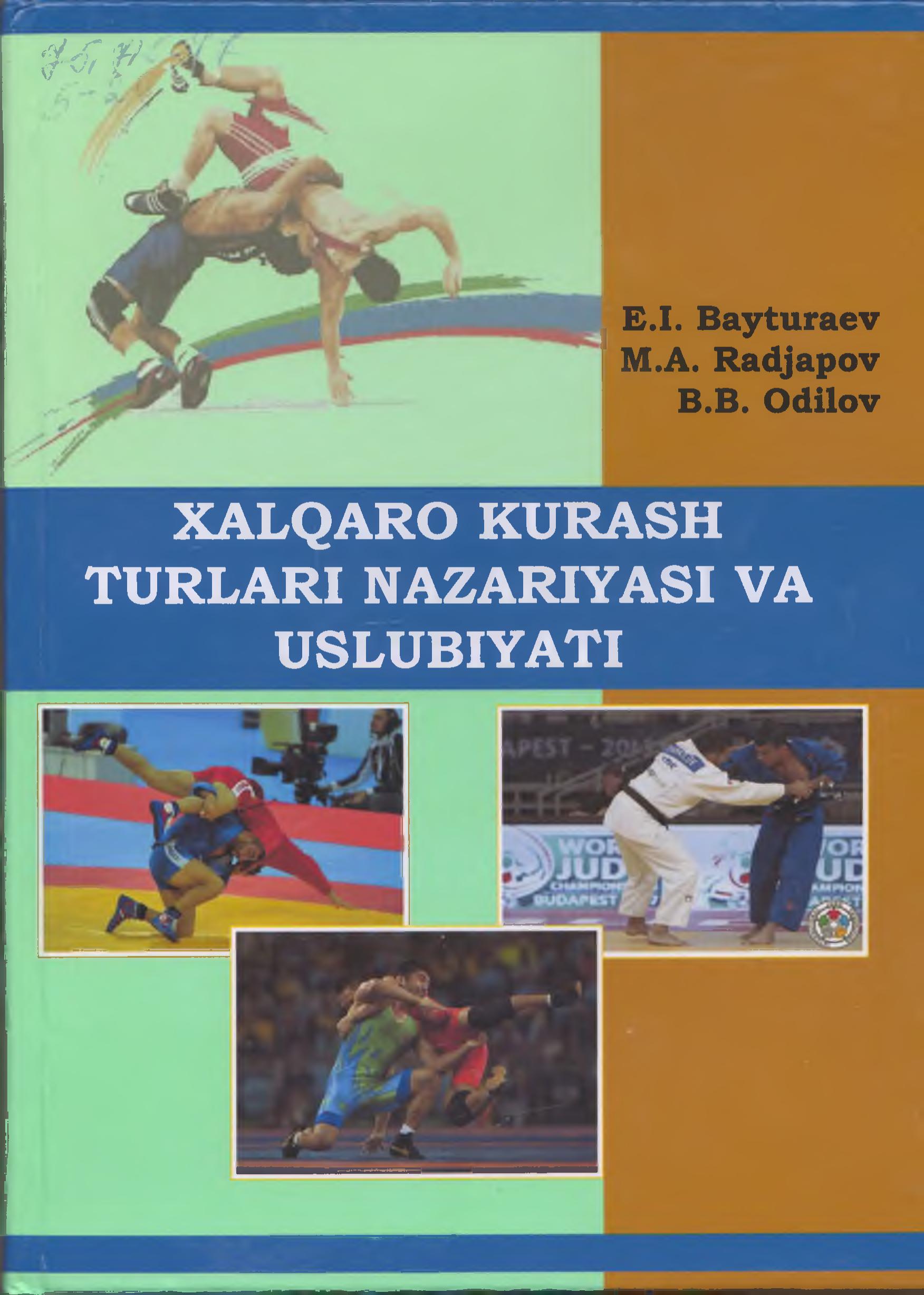 XALQARO KURASH TURLARI NAZARIYASI VA USLUBIYATI