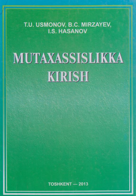 Mutaxassislikka kirish
